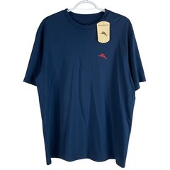 NEW Tommy Bahama Mens Birdie Putt Graphic T Shirt Navy Blue Crewneck S/S $49 – M