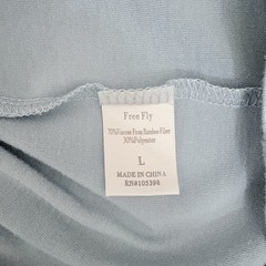 Free Fly Men’s Bamboo Lightweight Long Sleeve Tee Sz L Slate Stretch Athleisure