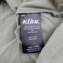 NWT Kuhl T-Shirt Mens Small Wildfibre 100%-Organic Cotton S/S Logo Hiking New