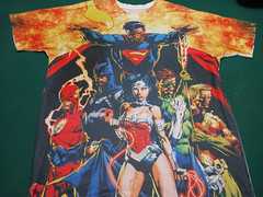 DC Comics – Full front color artwork T-Shirt(see description)