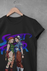 Street Fighter Shirt Chun Li Tshirt Camille White T-Shirt Ken Fighting Anime Tee