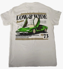 PacSun Mens Low And Wide Dream Car 1973 White Shirt New Medium
