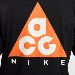Nike ACG Big Double Sided Logo Crew Neck T-Shirt Black Men’s Sz Large HJ0798-010