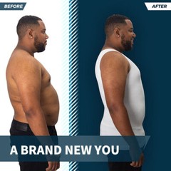 Gynecomastia Compression Vest Fajas para Hombres Back Support Shapewear Tank Top