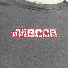 Vintage Mecca Shirt Mens 2XL XXL Gray Red Graffiti Hip Hop Rap 90s Made In USA ^