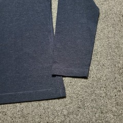 Public Rec Shirt Mens Large Heather Navy Go To Long Sleeve Performance Crewneck