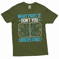 Men’s ice Hockey Funny T-Shirt Sports Hobby Hockey Player Sarcastic Tee Shirt