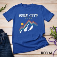Park City Utah – USA hiking and climbing 1980s Retro Unisex T-shirt