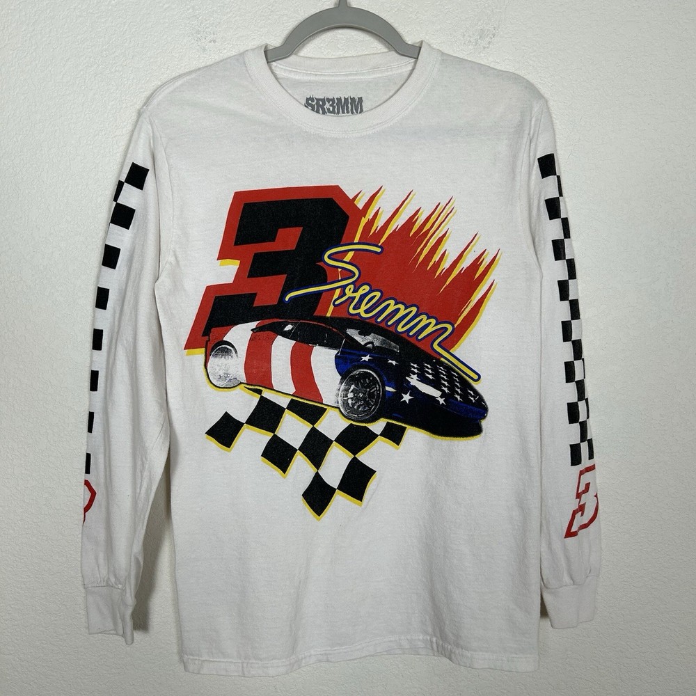 Rae Sremmurd Sr3mm Lambo Racing Long Sleeve t-shirt Men’s Sz S