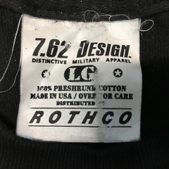 7.62 Design United States Marines Shirt Men Large Black Short Sleeve First Fight