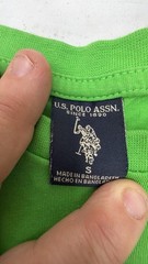 Polo Ralph Lauren T-Shirt Mens Small Green Purple Pony Logo Casual Tee C16