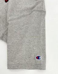 Champion Shirt Men Teens Medium Gray Short Sleeve Pull on Logo