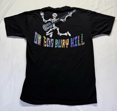 Vintage Skull band Shirt 2XL Black graphic double sided music rock tee gemrock