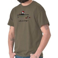 Life is Crap Funny Hangover Cure Adult Gift Adult Short Sleeve Crewneck Tee