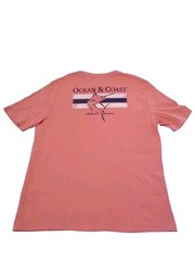 Ocean & Coast T-shirt Men’s Coral M Saltwater Adventure Marlin Fishing Beach