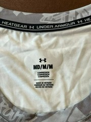 Under Armour Gray Black Smile for the Camera Sleeveless Compression Tank Top M