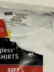 Hanes Mens Tagless Crew neck TShirts 6pk XL 46-48″ White Undershirt Short Sleeve