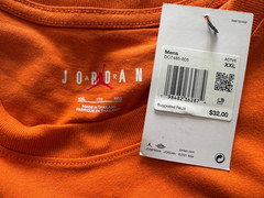 Nike Air Jordan Embroidered Jumpman T-Shirt Mens Sz M – L – XL – 2XL Orange New