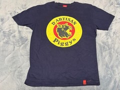 Studio D’Artisan Navy T-Shirt Size S – Front Print Design