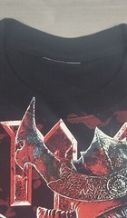 Iron Maiden tshirt All Over Print Eddie the Head Samurai Modern Boot Cut Tag
