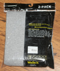 NIP Walls Working Man’s Pocket Tees S/S Cotton Rich – Large – 2 Pack – Grey
