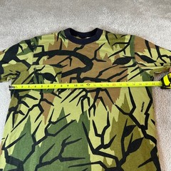 Predator Camo Pocket T-Shirt Mens XL Green Brown Branch Camouflage Hunting Tee