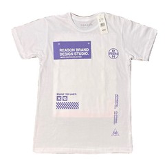NWT Reason Design Studio Men’s Limited Edition “Built To Last” White Tee Large
