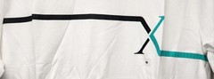 Express Pima Cotton T-Shirt Short Sleeve White Graphic Men’s Medium