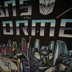 Transformers Men’s Graphic Print Crew Neck Short Sleeve T-Shirt Black Size L