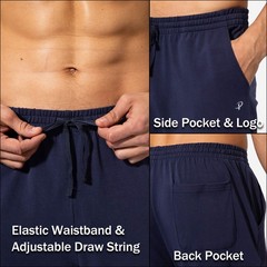 Mens Cotton Yoga Sweatpants Athletic Lounge Casual Jersey Pants Pockets