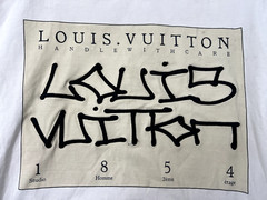 Louis Vuitton T-shirt Virgil Avreau FW22 white Authentic