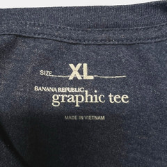 Banana Republic Graphic Tee Men’s Size XL Trees 1978 T-shirt Outdoor Beach