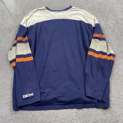 CCM Hockey Jersey Shirt Mens XL Navy Greenville Swamp Rabbit Striped