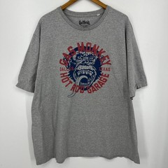 Gas Monkey Garage T-Shirt Men’s 3XLT Gray Graphic Logo Crew Neck Cotton Blend