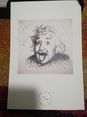 LIMITATO Einstein Tongue premium art fashion T shirt in presentation box/unworn!