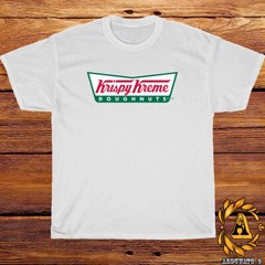 New Krispy Kreme Doughnuts Restaurant Logo Black/Grey/White/Navy T-Shirt S-5XL