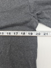 Levis T-Shirt Mens Large Gray Solid Cotton Blend Tee.#45428