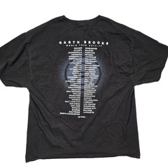 Garth Brooks World Tour 2017 double-sided big graphic XL black t-shirt