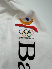 Vintage 1992 Barcelona Olympics Long Sleeve T-Shirt Philips Worldwide Sponsor M
