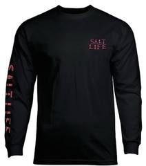 SALT LIFE Black “UNDERWATER ALIEN” L/S T-SHIRT MENS LARGE NWT