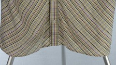 FRENCH CONNECTION Mens Shirt Checked Multicolour Casual Short Sleeve Striped L