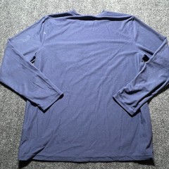 Wrangler Workwear Mens Blue Long Sleeve Pocket T-Shirt Size L WW55145