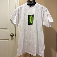 Supreme NY Blur Tee White FW20 FW20T39 Size Large Made in USA Green Graphic Rare
