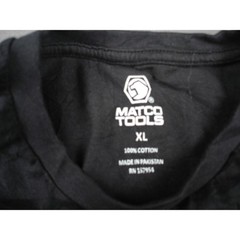 Matco Tools Mens Riv’s Ratchets Graphic T-Shirt XL Black Short Sleeve Cotton