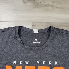 New York Mets T-Shirt Men’s 3XL Charcoal Gray Durable Goods Synthetic Heathered