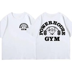 Powerhouse Gym T-Shirt Fitness Bodybuilding Graphic Tee Unisex S-5XL