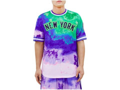 Pro Standard MLB New York Yankees Pro Team Mens XXL 2XL Multi Dip Dye Shirt NEW