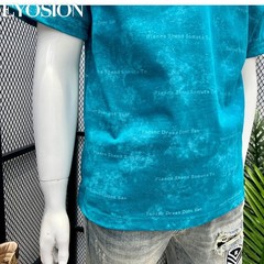 Men’s Premium Cotton Short Sleeve Tee Textured Casual Loose Fit Summer T-Shirt