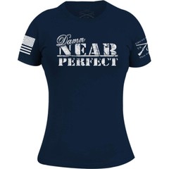 Grunt Style Women’s Damn Near Perfect Crewneck T-Shirt – Midnight Navy