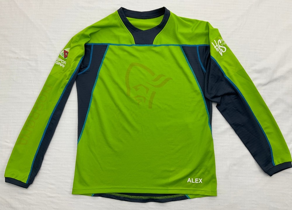 NORRONA Mens Fjora Equaliser Long Sleeve Shirt Base Layer Outdoor Hiking Sport S